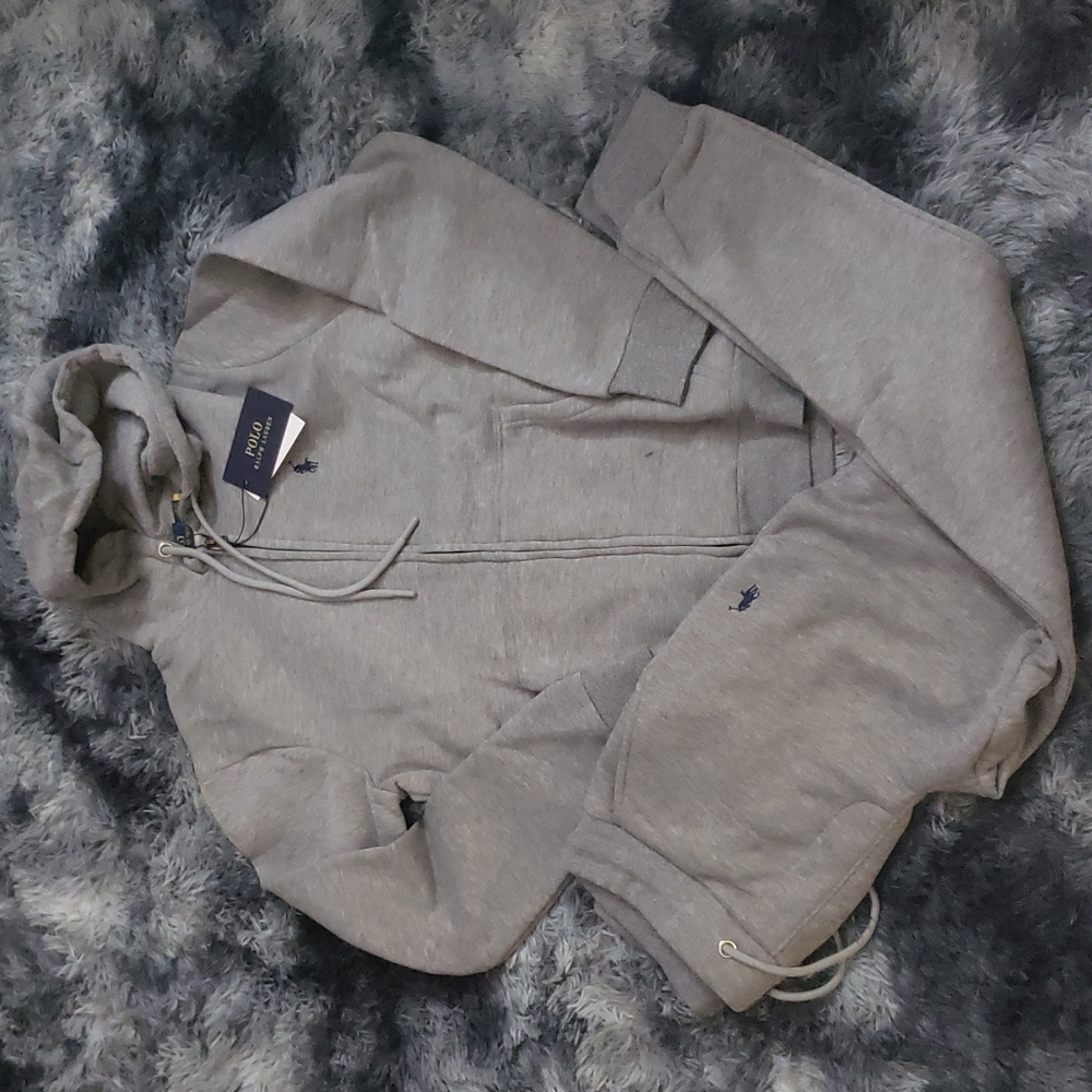 Polo Ralph Lauren tracksuit grey set